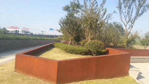 儋州耐候钢挡土墙
